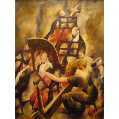 Lot 21 - James Chaplin American, 20th Century Harpist...