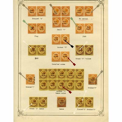 Lot 35 - Jamaica War Stamp Specialized Collection