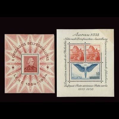 Lot 23 - European Souvenir Sheet Group