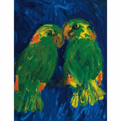 Lot 108 - Hunt Slonem American, b. 1951 Amazons, 2004...