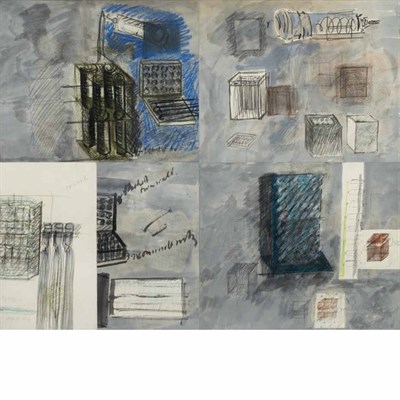 Lot 61 - Chryssa Greek/American, b. 1933 Study for...