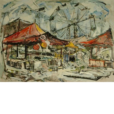 Lot 96 - George Schwacha American, 1908-1986 Carnival,...