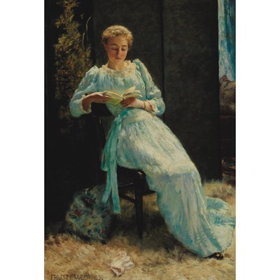 Lot 69 - Ernest Lee Major American, 1864-1950 A Moment...