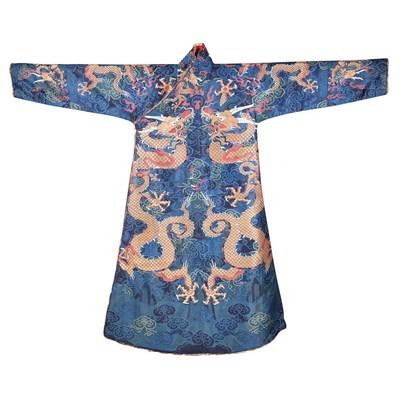 Lot 231 - Tibetan Silk Chuba Qing Dynasty The long...