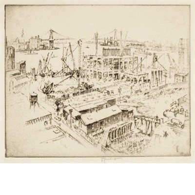 Lot 91 - Joseph Pennell (1883-1926) A WATERING GATE IN...