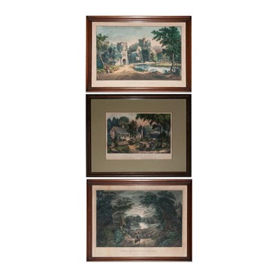 Lot 93 - Currier & Ives, publishers THE HARVEST MOON;...