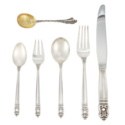 Lot 349 - International Sterling Silver Flatware Service...