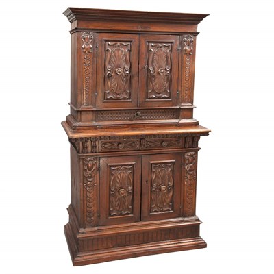 Lot 133 - Italian Renaissance Style Walnut Cabinet With...
