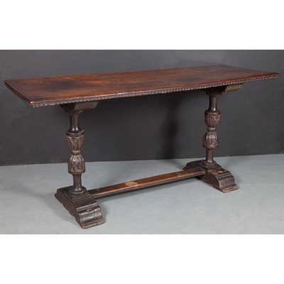 Lot 117 - Italian Baroque Style Walnut Table The...