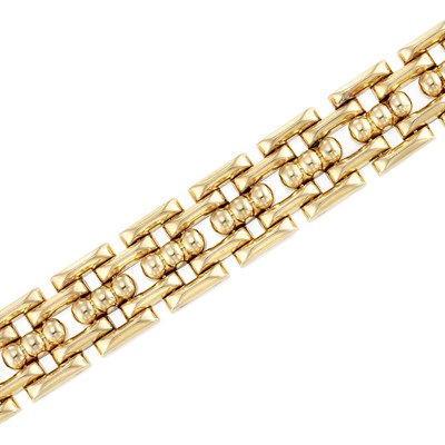 Lot 266 - Retro Gold Bracelet
