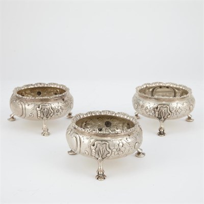 Lot 355 - Assembled Set of Eight Victorian Silver Open...