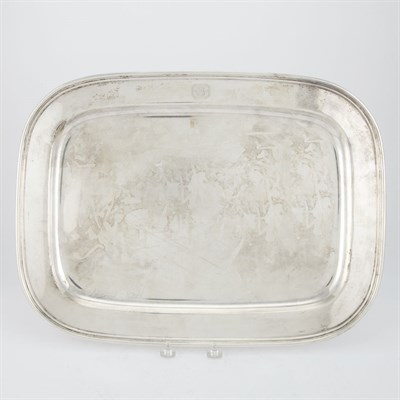 Lot 341 - Tiffany & Co. Sterling Silver Rectangular Tray...