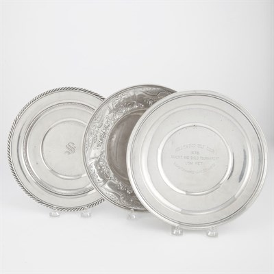 Lot 313 - Pair of Sterling Silver Compotes; And Two...