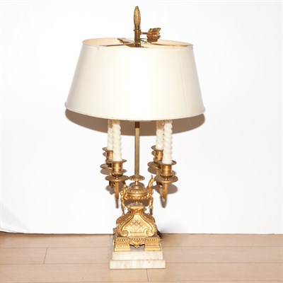 Lot 214 - Pair of Louis XVI Style Gilt-Bronze Bouillotte...