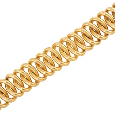 Lot 238 - Wide Gold Bracelet, Mario Buccellati