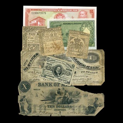 Lot 149A - United States and Foreign Bank Notes