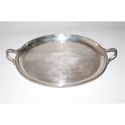 Lot 334 - Mexican Sterling Silver Tray Length 23 1/2...