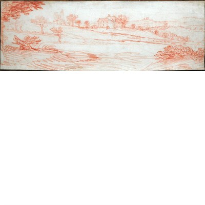 Lot 36 - School of Jean-Antoine Watteau Landscape with...
