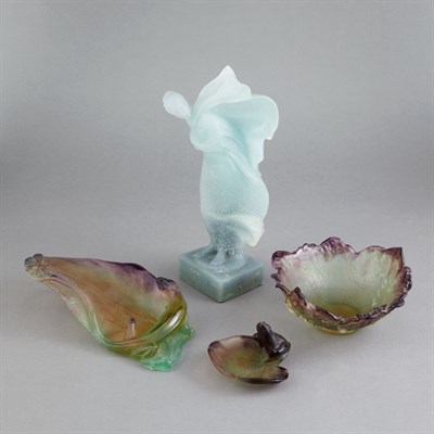 Lot 419 - Group of Daum Pate-de-Cristal Articles...