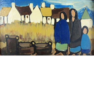 Lot 90 - Markey Robinson Irish, 1917-1999 White House...