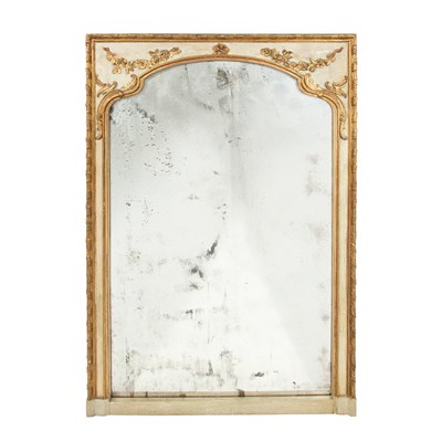 Lot 434 - Louis XV Style Gilt and Painted Overmantel...