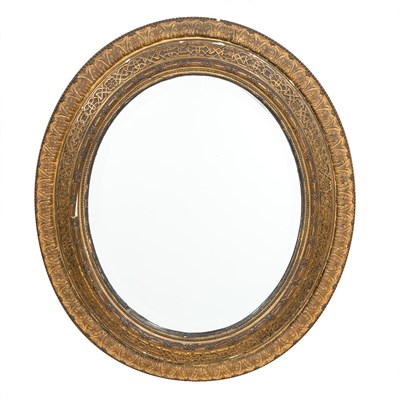 Lot 219 - Louis XVI Style Giltwood Mirror Late...