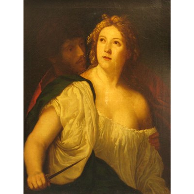 Lot 23 - Manner of Palma Vecchio Tarquin and Lucretia...