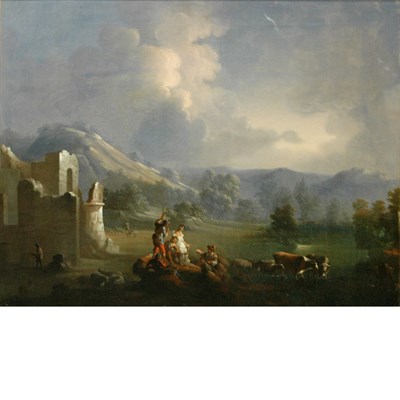Lot 34 - Danish School 18th/19th Century Landscape with...