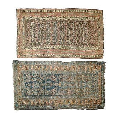 Lot 558 - Two Persian Rugs Comprising a Hamadan example...