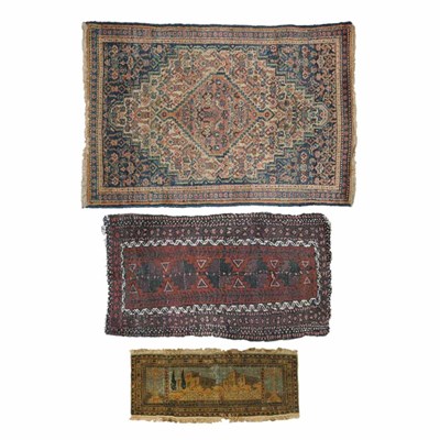 Lot 564 - Three Assorted Rugs Comprising a Senna Rug,...