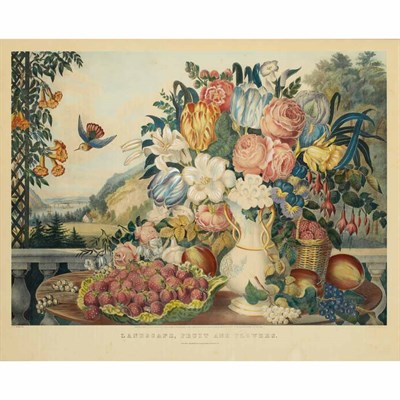Lot 143 - After Jules Sette [FLORAL BOUQUETS] Two...
