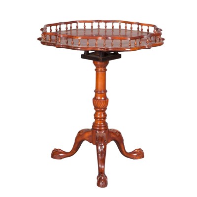 Lot 388 - George III Style Mahogany Tea Table Height 30...