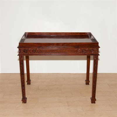 Lot 488 - George III Style Mahogany Tea Table Height 27...