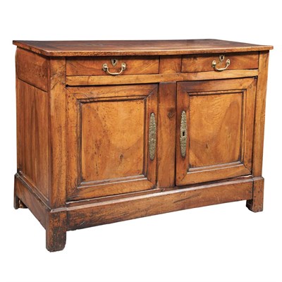 Lot 455 - Directoire Walnut Buffet Late 18th/early 19th...
