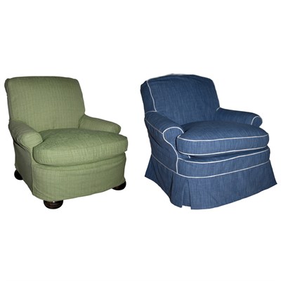 Lot 91 - Two Upholstered Chairs