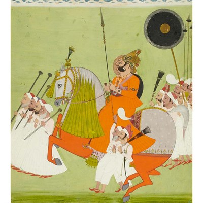 Lot 30 - Group of Six Indian Paintings 18th-20th...