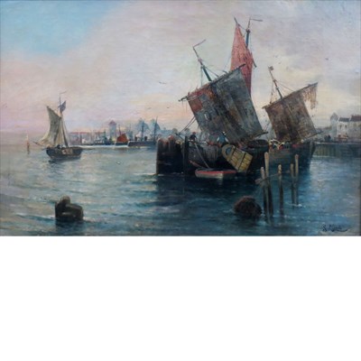 Lot 69 - P. Giani Italian, 19th/20th Century Docked...