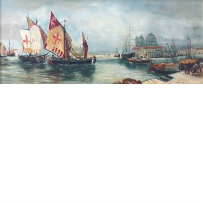 Lot 74 - Italian School 19th Century Venice Port...