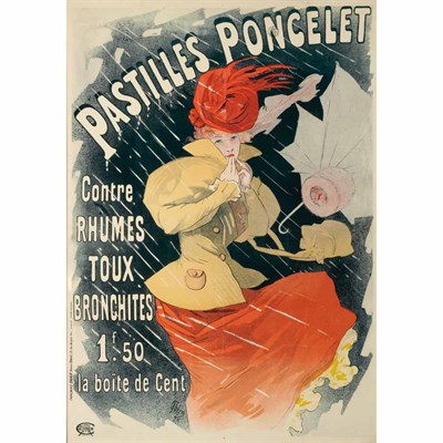 Lot 47 - Jules Cheret (1836-1932) PASTILLES PONCELET...