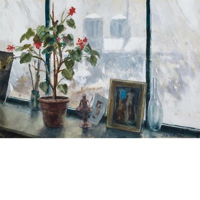 Lot 118 - John Whorf American, 1903-1959 A Window in...