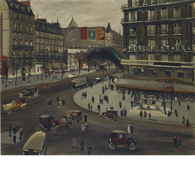 Lot 91 - Lucien Adrion French, 1889-1953 Avenue, Paris...