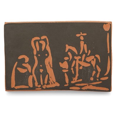 Lot 156 - Pablo Picasso FIGURES AND CAVALIER (A.R. 540)...