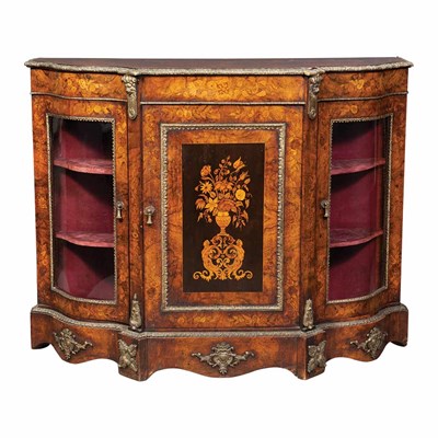 Lot 492 - Napoleon III Gilt-Metal Mounted and Marquetry...