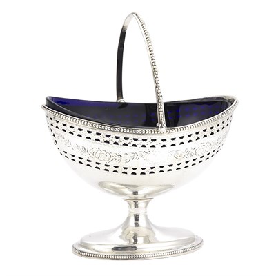 Lot 176 - George III Silver Sugar Basket London, circa...