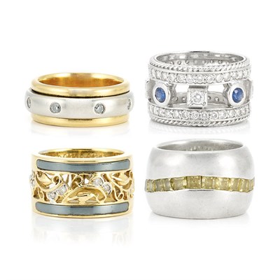 Lot 737 - Four Band Rings
