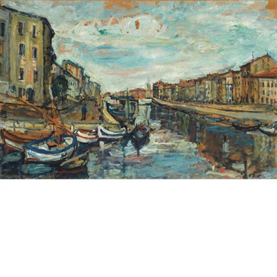 Lot 60 - Arbit Blatas Lithuanian, 1908-1999 Fishing...