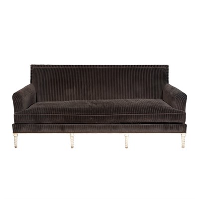 Lot 158 - Louis XVI Style Upholstered Settee Attributed...