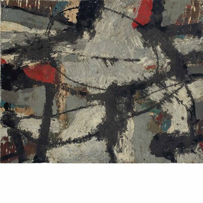 Lot 35 - George McNeil American, 1908-1995 Untitled Oil...