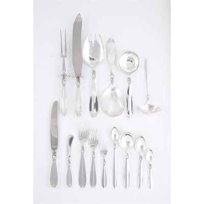 Lot 266 - Frigast Danish, 20th century Flatware Service,...