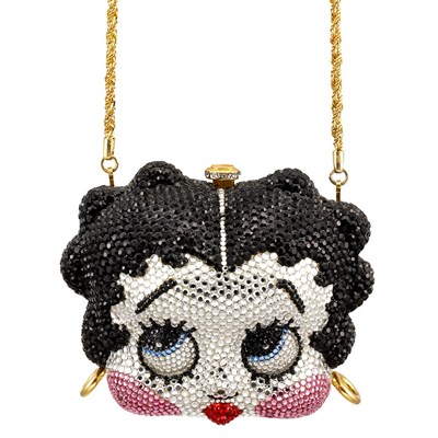Lot 1020 - Multicolored Rhinestone 'Betty Boop' Evening Purse
